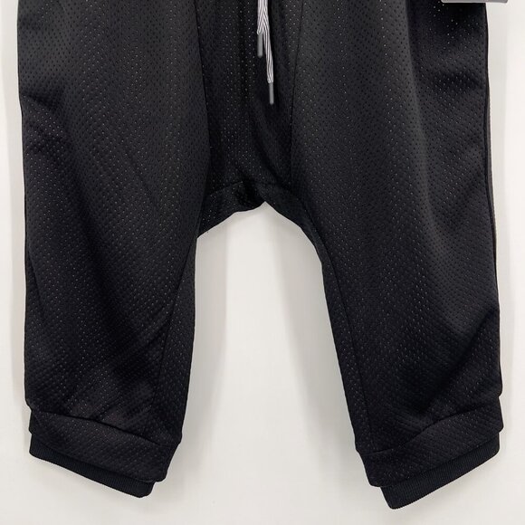 MPG Julianne Hough Extra Drop Crotch Cropped Jogger Pants Black Women's XS NWT - Picture 3 of 9